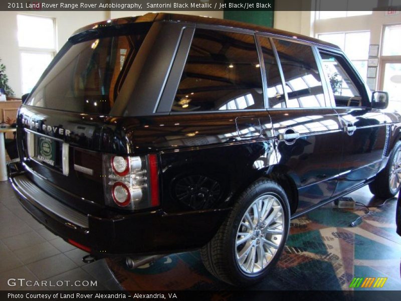 Santorini Black Metallic / Jet Black/Jet Black 2011 Land Rover Range Rover Autobiography