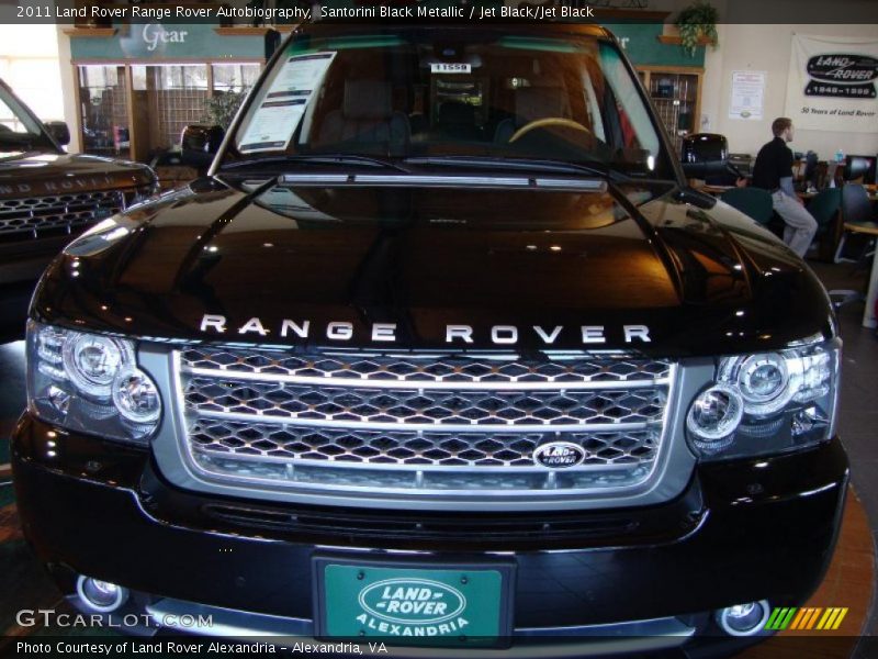 Santorini Black Metallic / Jet Black/Jet Black 2011 Land Rover Range Rover Autobiography