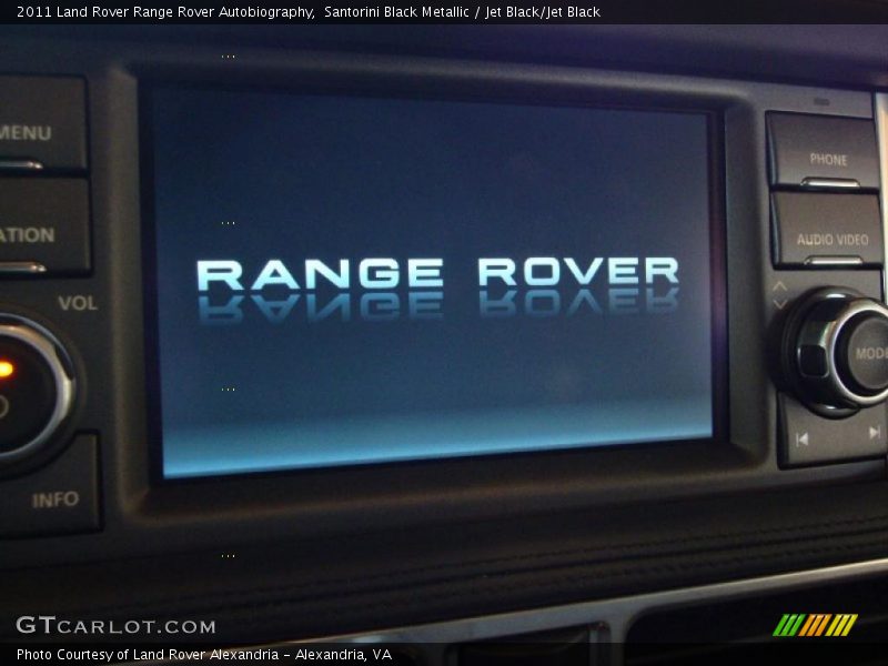 Controls of 2011 Range Rover Autobiography