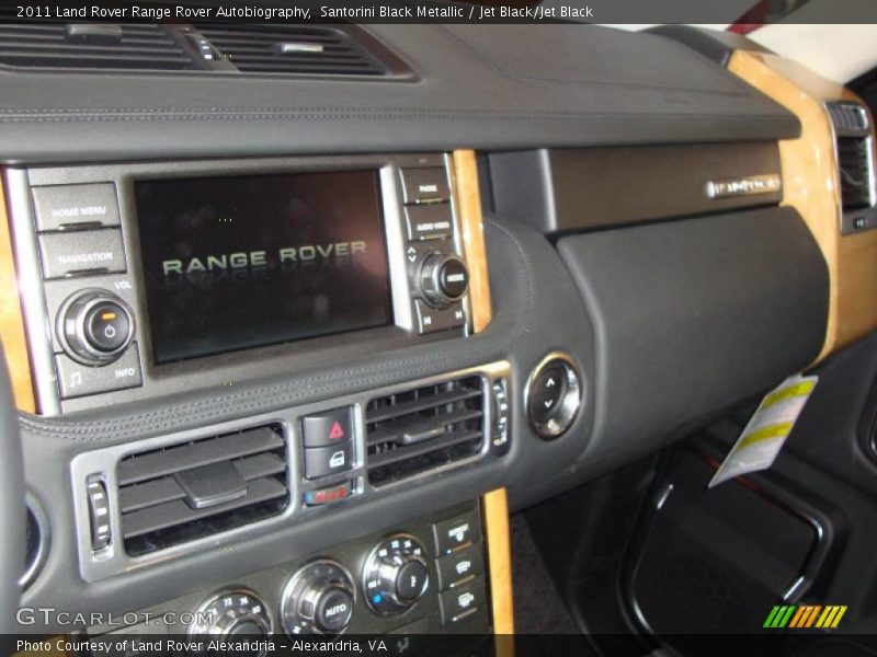 Controls of 2011 Range Rover Autobiography