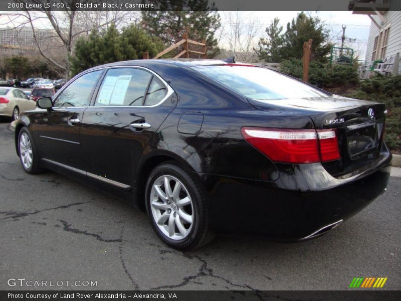 Obsidian Black / Cashmere 2008 Lexus LS 460 L