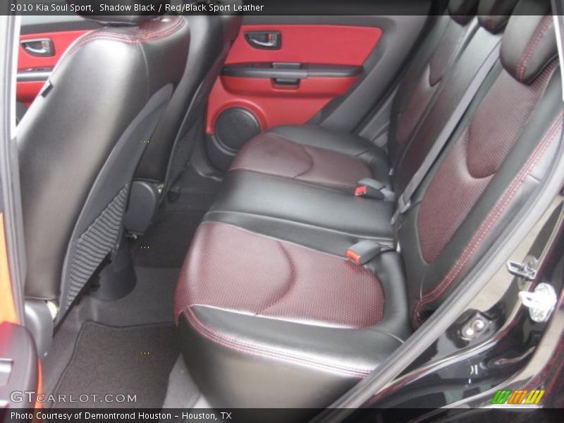  2010 Soul Sport Red/Black Sport Leather Interior