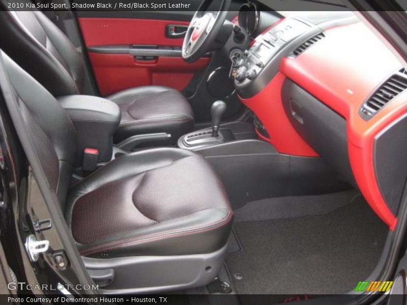 2010 Soul Sport Red/Black Sport Leather Interior