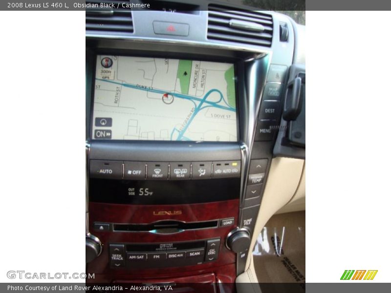 Navigation of 2008 LS 460 L