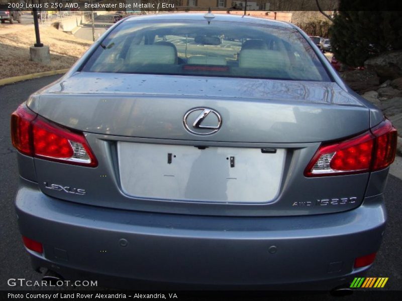 Breakwater Blue Metallic / Ecru 2009 Lexus IS 250 AWD