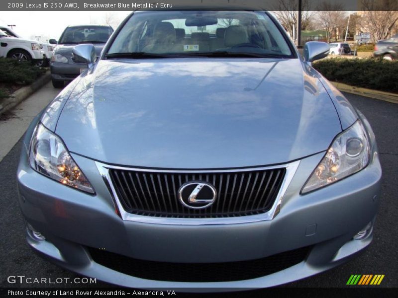 Breakwater Blue Metallic / Ecru 2009 Lexus IS 250 AWD