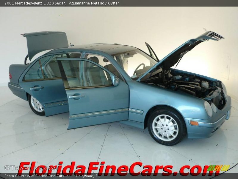 Aquamarine Metallic / Oyster 2001 Mercedes-Benz E 320 Sedan