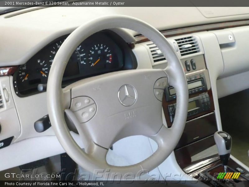 Aquamarine Metallic / Oyster 2001 Mercedes-Benz E 320 Sedan