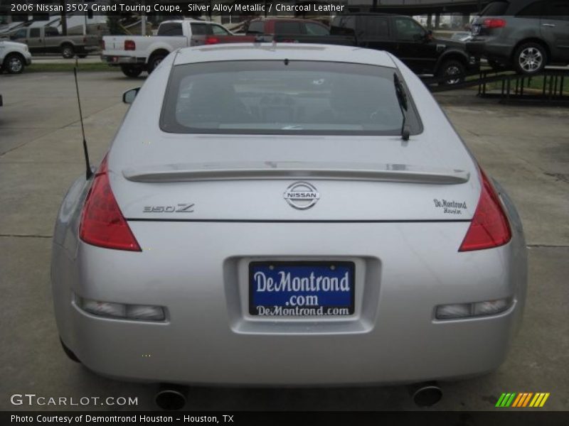 Silver Alloy Metallic / Charcoal Leather 2006 Nissan 350Z Grand Touring Coupe