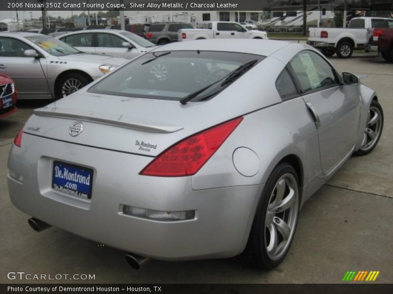 Silver Alloy Metallic / Charcoal Leather 2006 Nissan 350Z Grand Touring Coupe