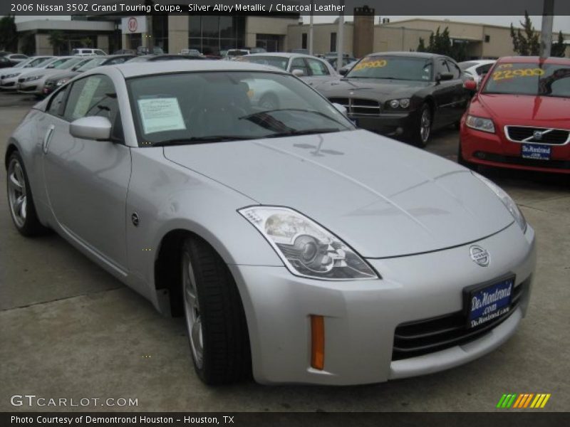 Silver Alloy Metallic / Charcoal Leather 2006 Nissan 350Z Grand Touring Coupe