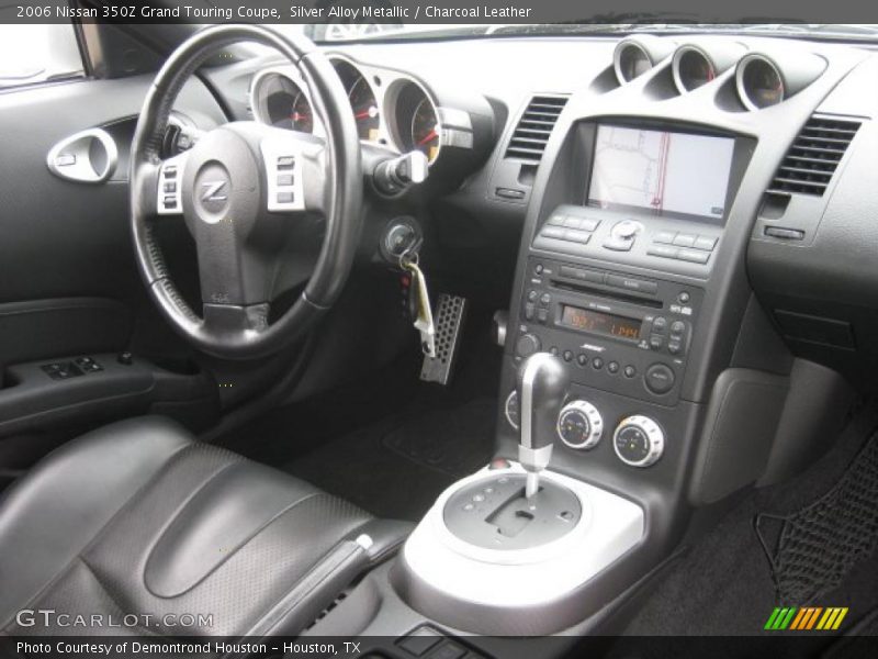 Silver Alloy Metallic / Charcoal Leather 2006 Nissan 350Z Grand Touring Coupe