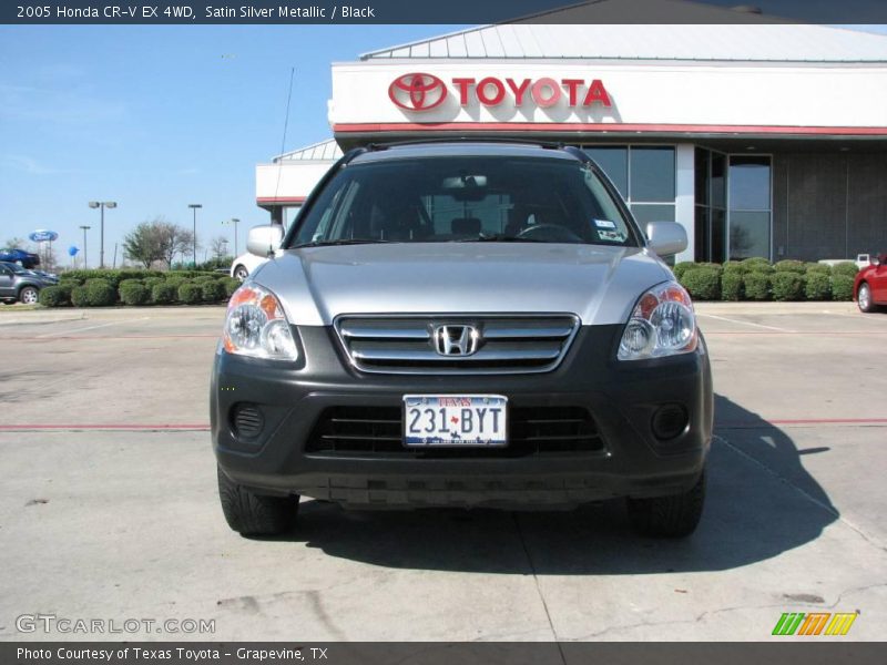 Satin Silver Metallic / Black 2005 Honda CR-V EX 4WD