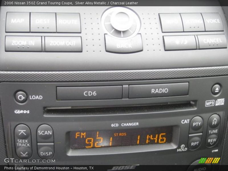 Silver Alloy Metallic / Charcoal Leather 2006 Nissan 350Z Grand Touring Coupe