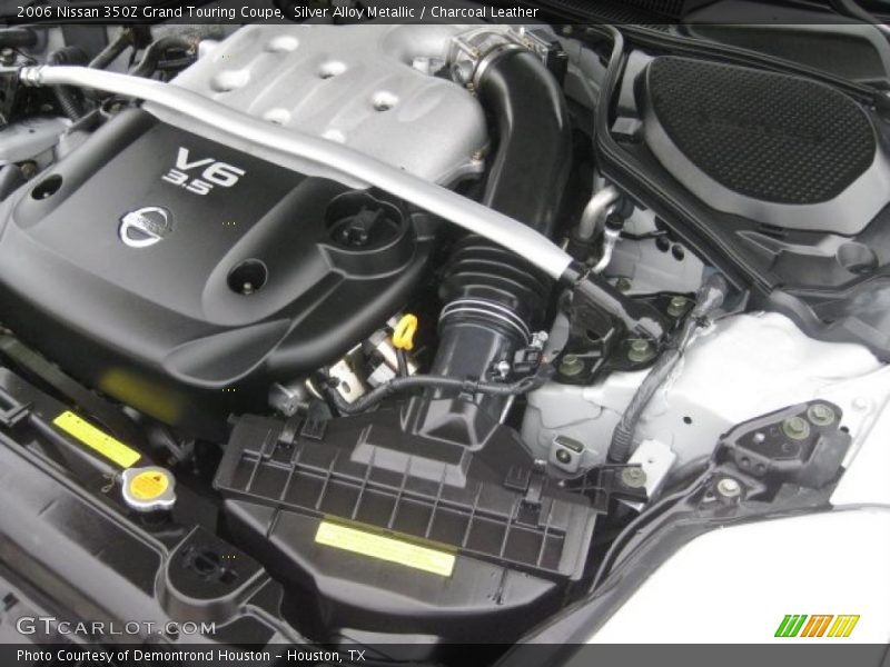 Silver Alloy Metallic / Charcoal Leather 2006 Nissan 350Z Grand Touring Coupe