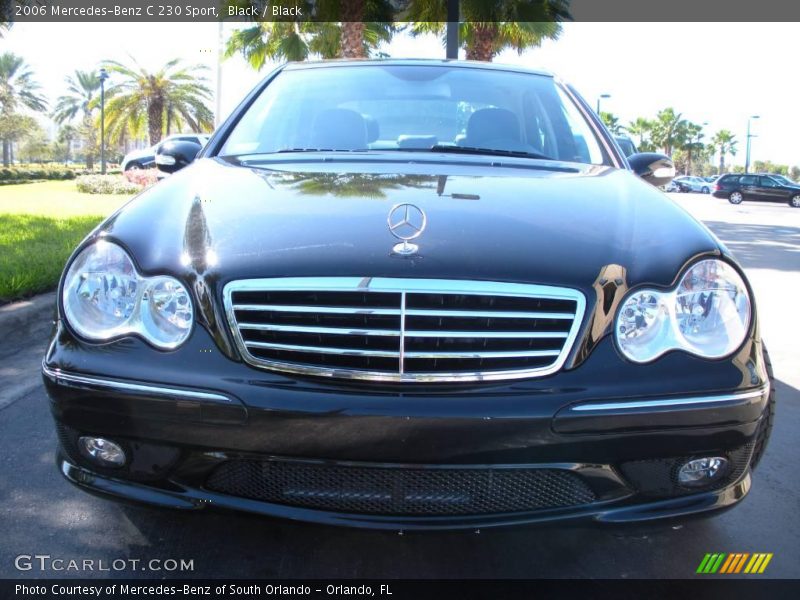 Black / Black 2006 Mercedes-Benz C 230 Sport