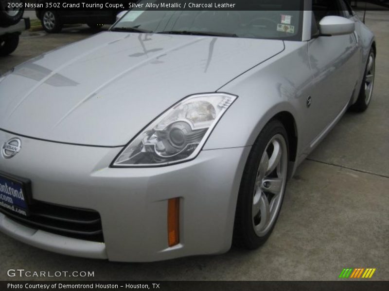 Silver Alloy Metallic / Charcoal Leather 2006 Nissan 350Z Grand Touring Coupe
