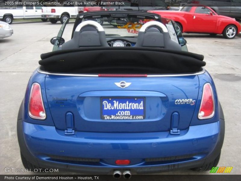 Hyper Blue Metallic / Panther Black 2005 Mini Cooper S Convertible