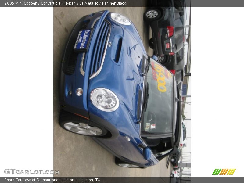 Hyper Blue Metallic / Panther Black 2005 Mini Cooper S Convertible