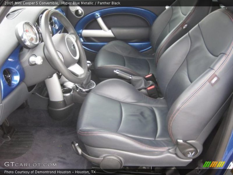  2005 Cooper S Convertible Panther Black Interior