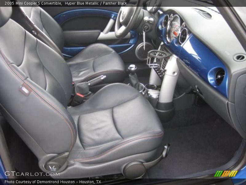  2005 Cooper S Convertible Panther Black Interior
