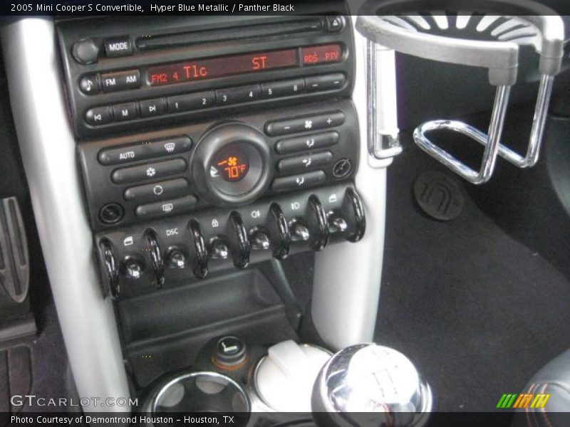 Controls of 2005 Cooper S Convertible