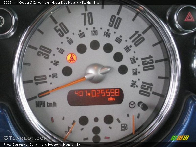  2005 Cooper S Convertible S Convertible Gauges