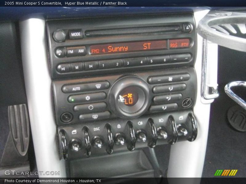 Controls of 2005 Cooper S Convertible
