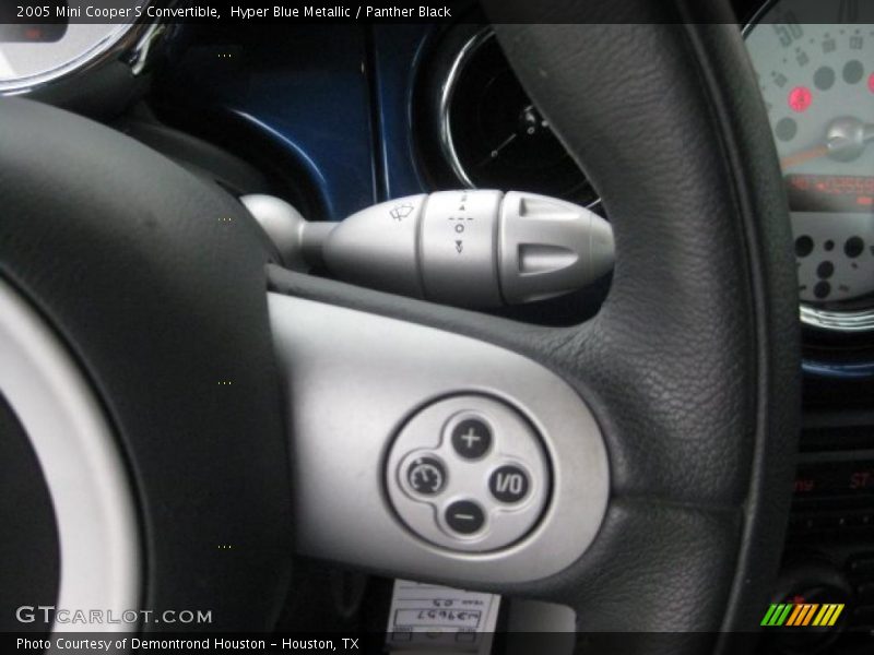 Controls of 2005 Cooper S Convertible