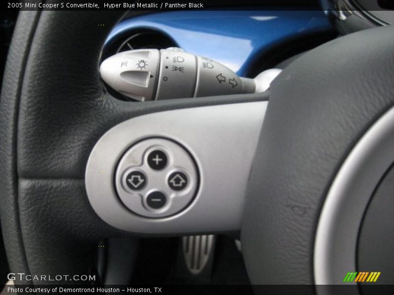 Controls of 2005 Cooper S Convertible