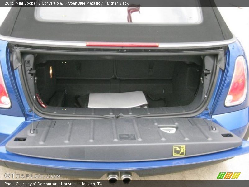 Hyper Blue Metallic / Panther Black 2005 Mini Cooper S Convertible