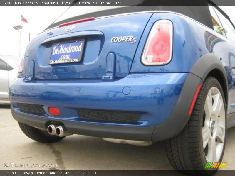 Hyper Blue Metallic / Panther Black 2005 Mini Cooper S Convertible