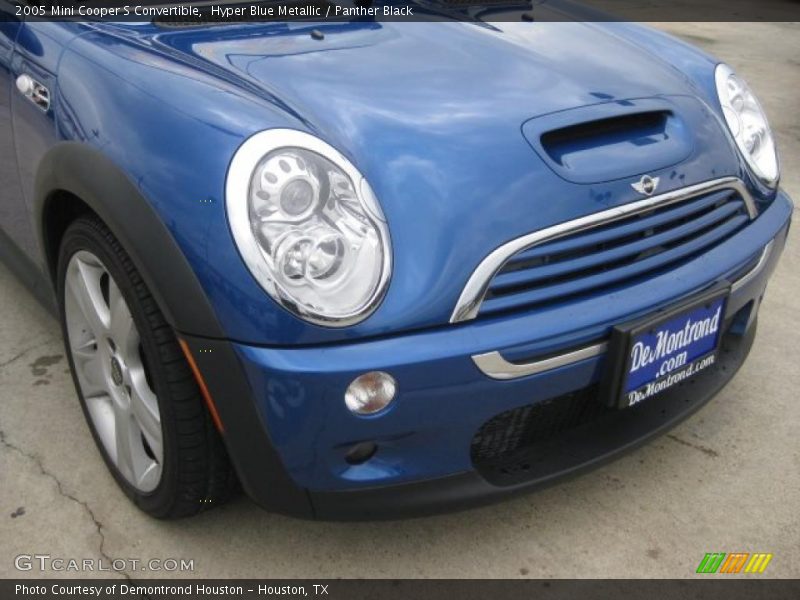 Hyper Blue Metallic / Panther Black 2005 Mini Cooper S Convertible