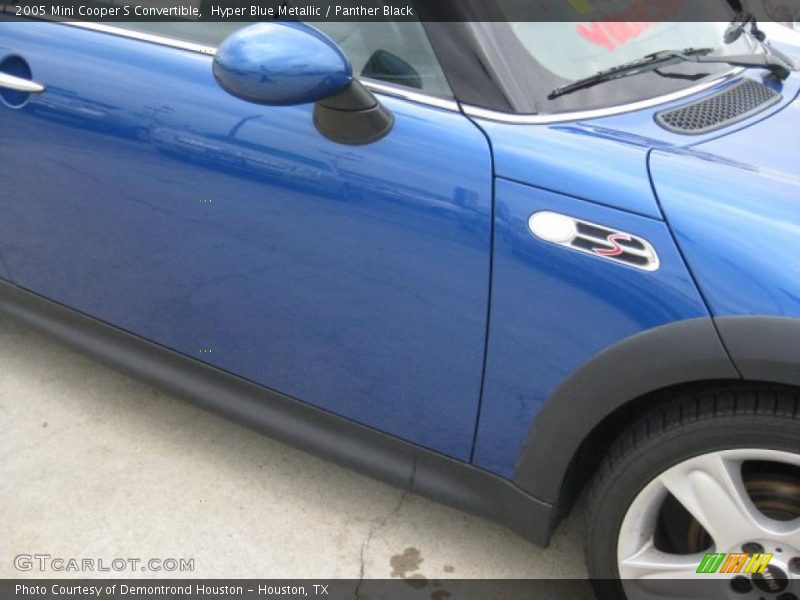 Hyper Blue Metallic / Panther Black 2005 Mini Cooper S Convertible
