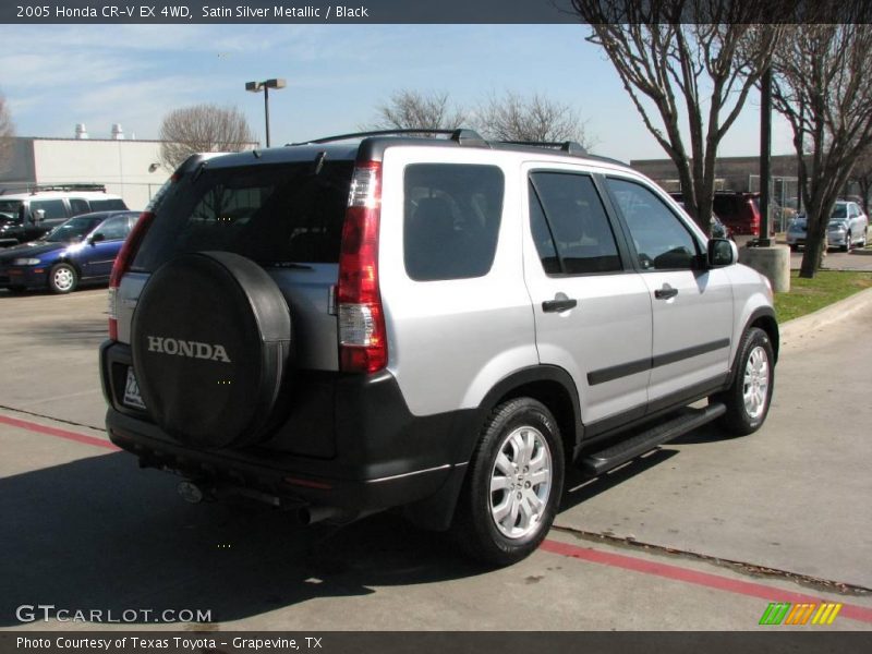 Satin Silver Metallic / Black 2005 Honda CR-V EX 4WD