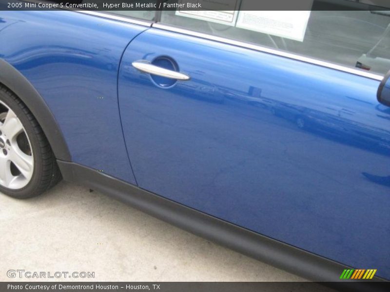 Hyper Blue Metallic / Panther Black 2005 Mini Cooper S Convertible