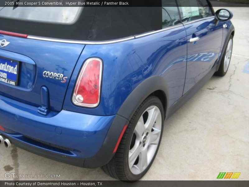 Hyper Blue Metallic / Panther Black 2005 Mini Cooper S Convertible