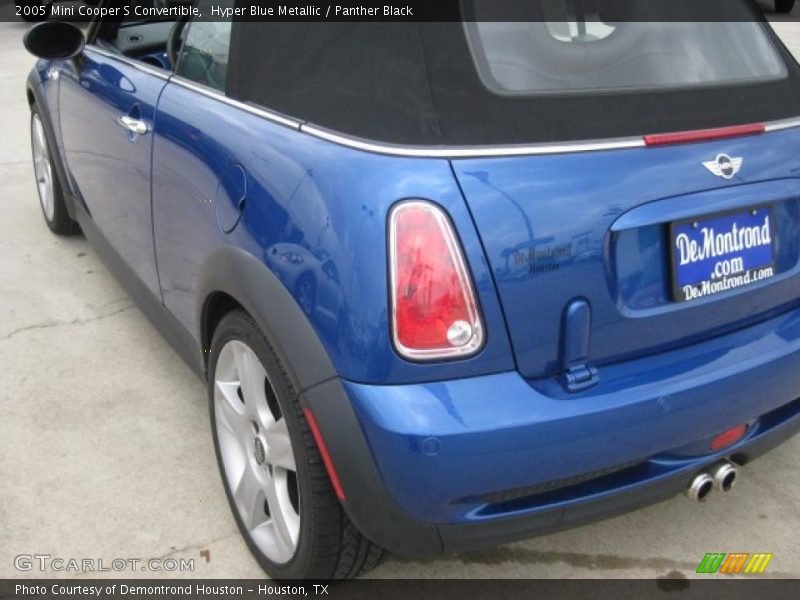Hyper Blue Metallic / Panther Black 2005 Mini Cooper S Convertible
