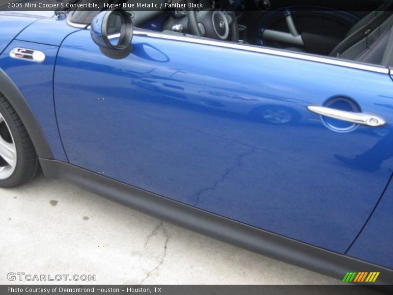 Hyper Blue Metallic / Panther Black 2005 Mini Cooper S Convertible