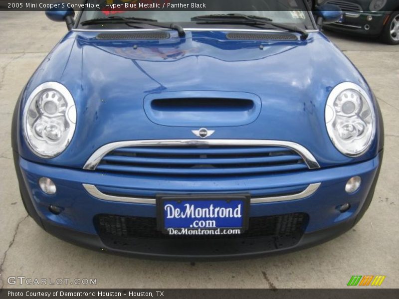Hyper Blue Metallic / Panther Black 2005 Mini Cooper S Convertible