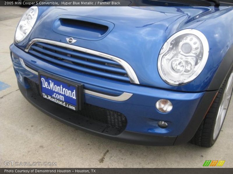 Hyper Blue Metallic / Panther Black 2005 Mini Cooper S Convertible