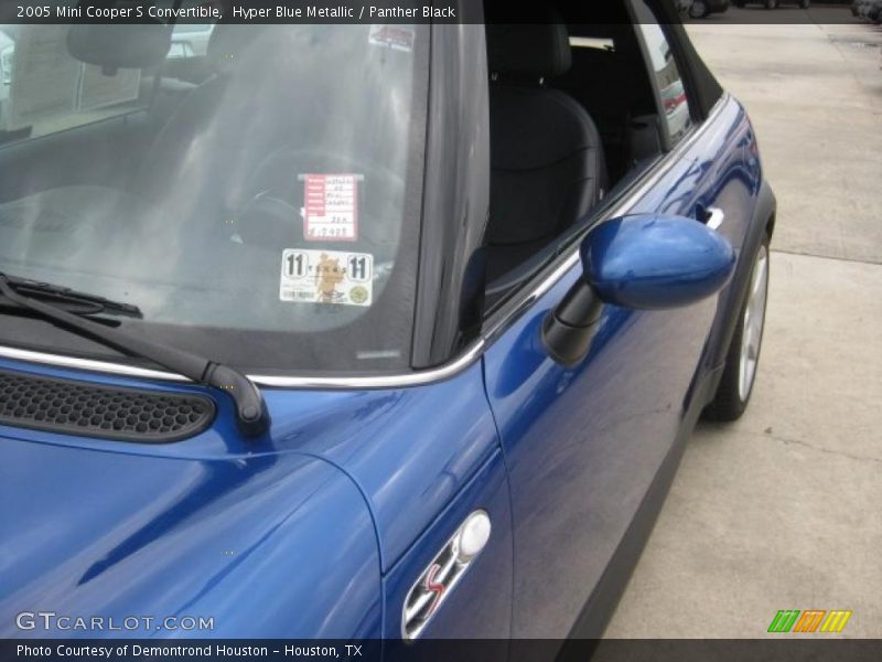 Hyper Blue Metallic / Panther Black 2005 Mini Cooper S Convertible