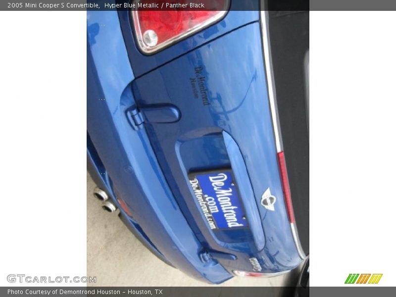 Hyper Blue Metallic / Panther Black 2005 Mini Cooper S Convertible
