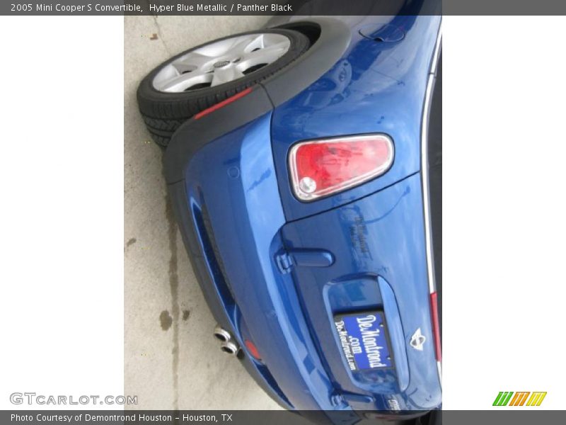 Hyper Blue Metallic / Panther Black 2005 Mini Cooper S Convertible