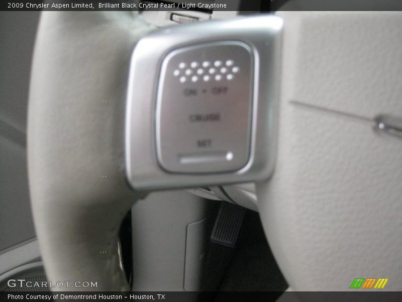 Brilliant Black Crystal Pearl / Light Graystone 2009 Chrysler Aspen Limited