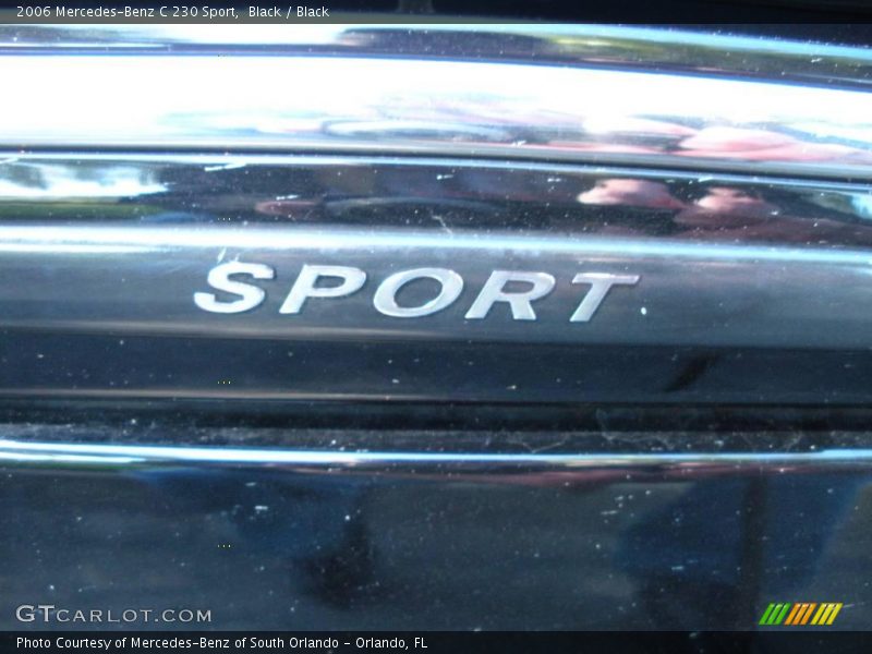 Black / Black 2006 Mercedes-Benz C 230 Sport