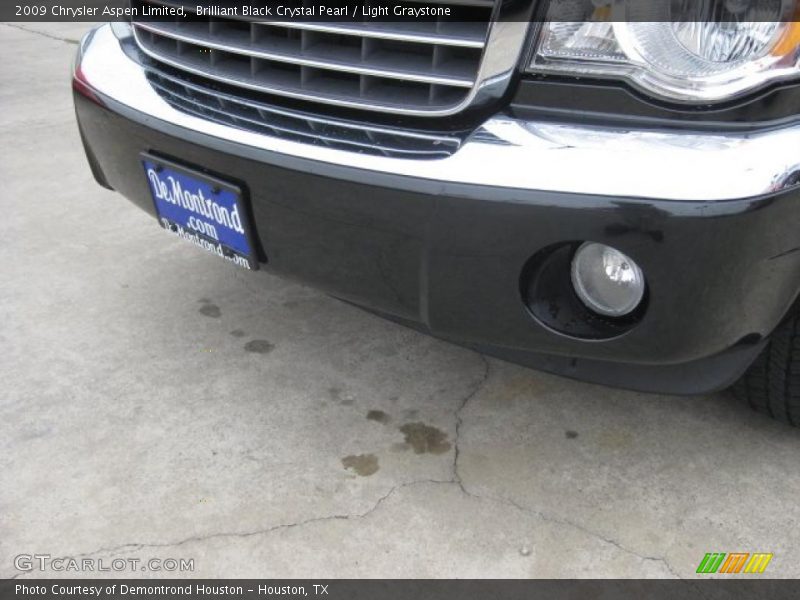 Brilliant Black Crystal Pearl / Light Graystone 2009 Chrysler Aspen Limited