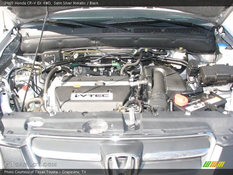 Satin Silver Metallic / Black 2005 Honda CR-V EX 4WD