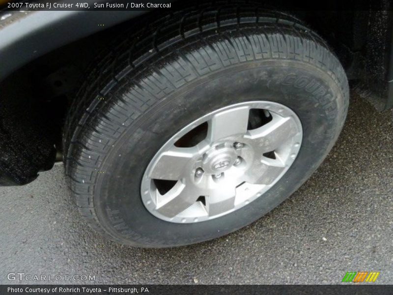 Sun Fusion / Dark Charcoal 2007 Toyota FJ Cruiser 4WD