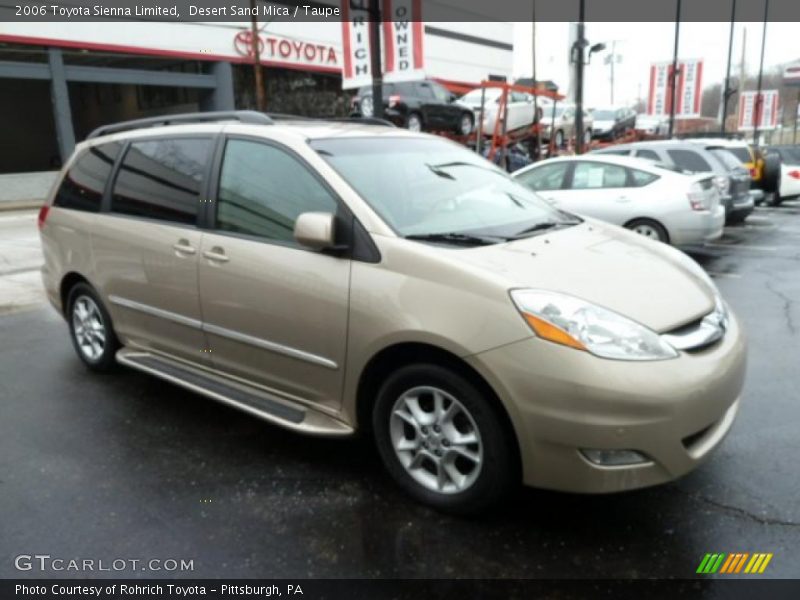 Desert Sand Mica / Taupe 2006 Toyota Sienna Limited